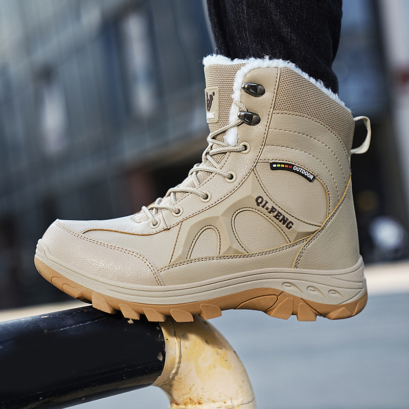New Men Winter Outdoor Hiking  - Leatherwork Training recensione e prezzo