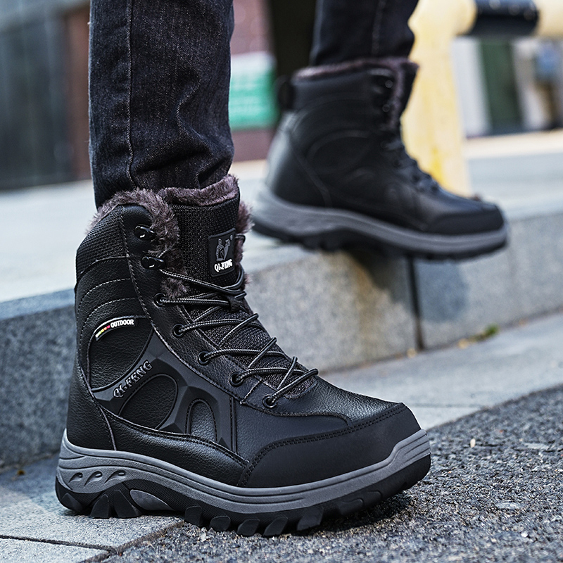 New Men Winter Outdoor Hiking  - Leatherwork Training recensione e prezzo