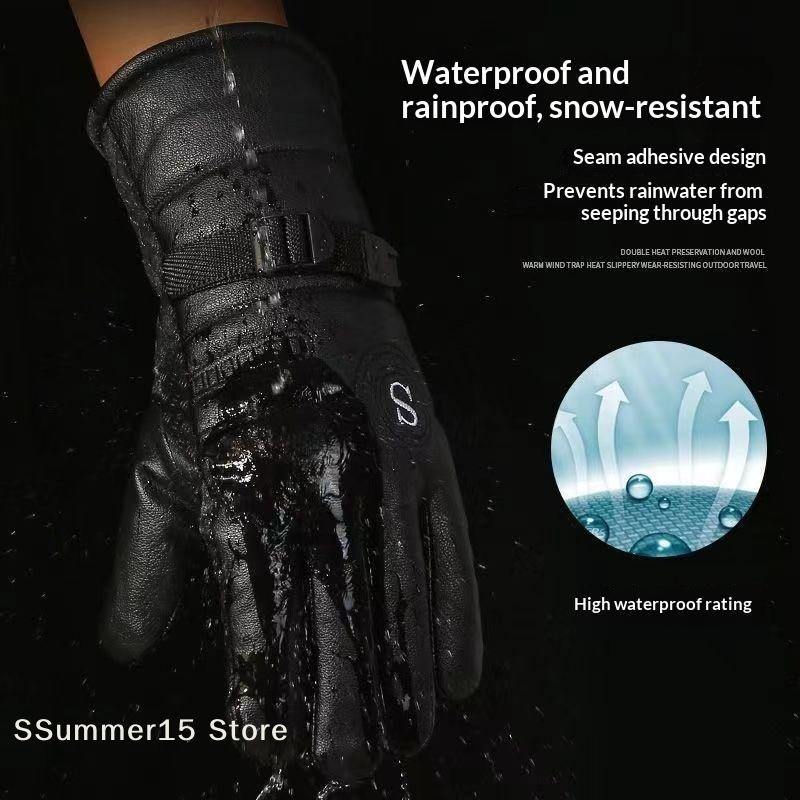 【R】Winter Leather Gloves Water - Leather Work Winter Gloves recensione e prezzo
