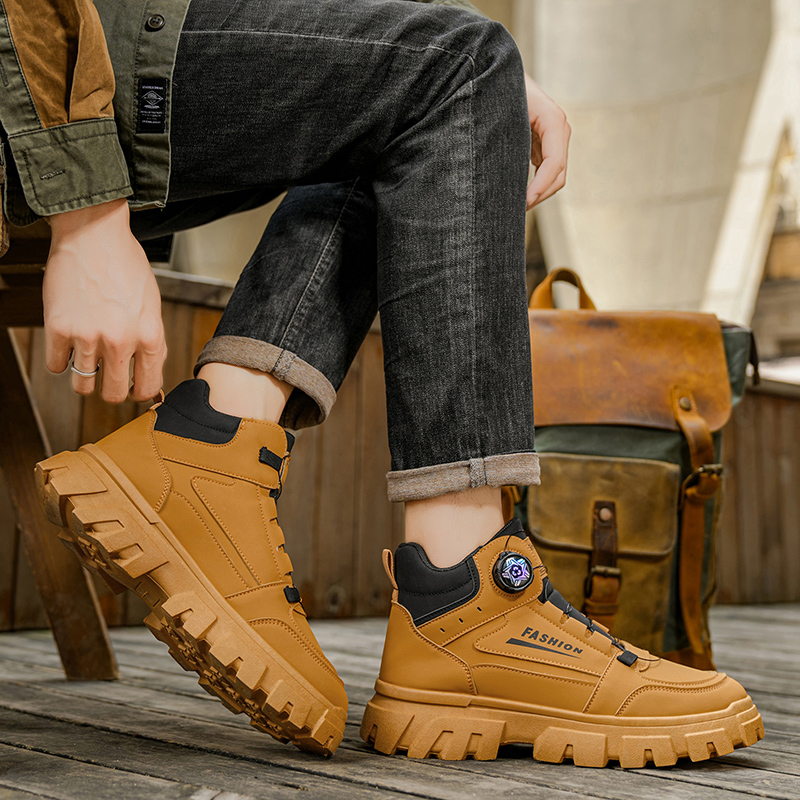 2025 Mens Boots Casual Shoes W - Leather Work Boots recensione e prezzo
