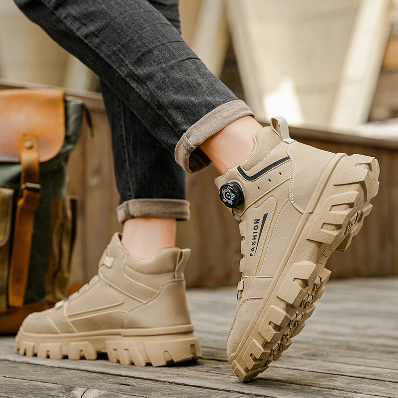 2025 Mens Boots Casual Shoes W - Leather Work Boots recensione e prezzo