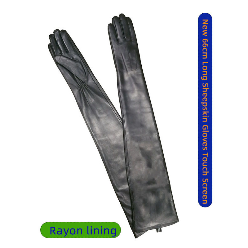 Women's Long Sheepskin Gloves  - Leather Work Winter Gloves recensione e prezzo
