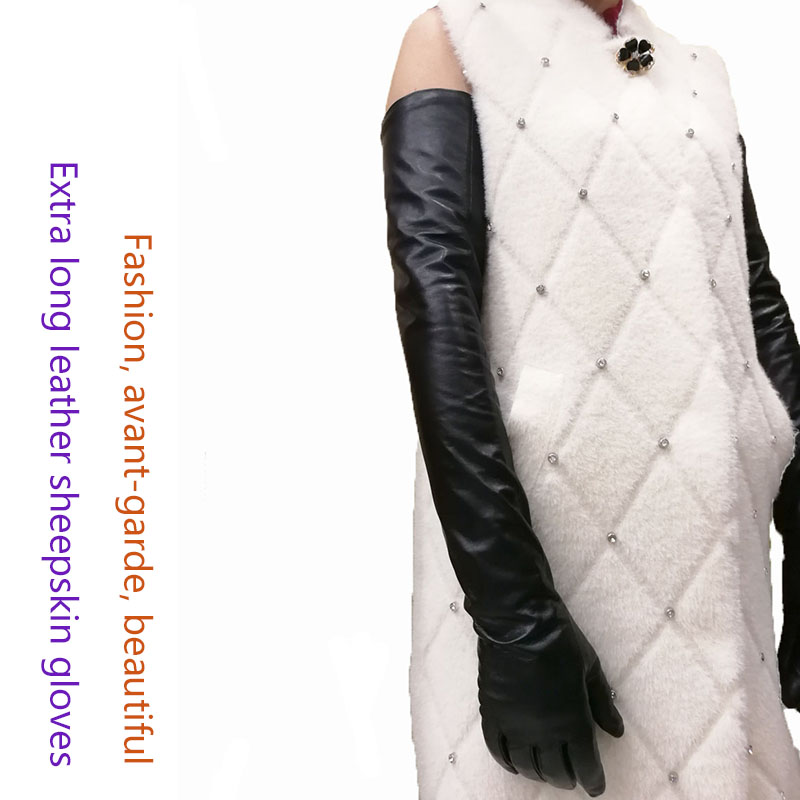 Women's Long Sheepskin Gloves  - Leather Work Winter Gloves recensione e prezzo