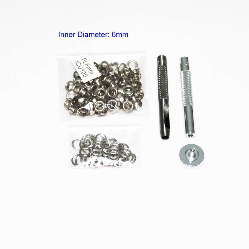 4mm-14mm 100 Set Silver Eyelet - Leatherwork Eyelets recensione e prezzo