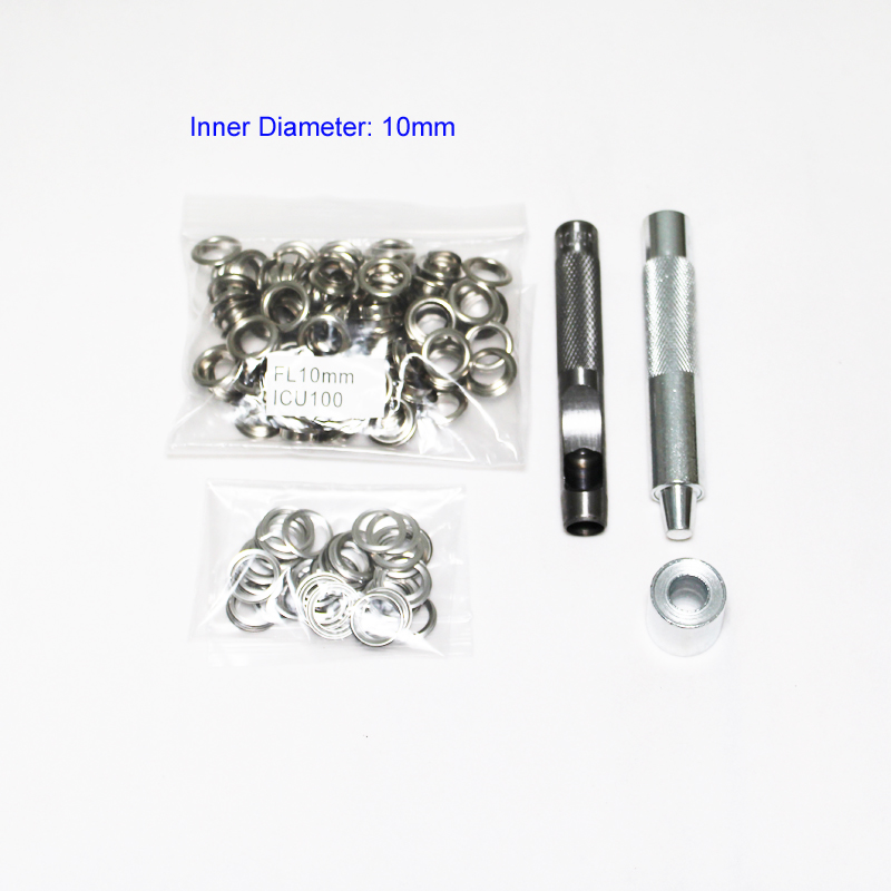 4mm-14mm 100 Set Silver Eyelet - Leatherwork Eyelets recensione e prezzo