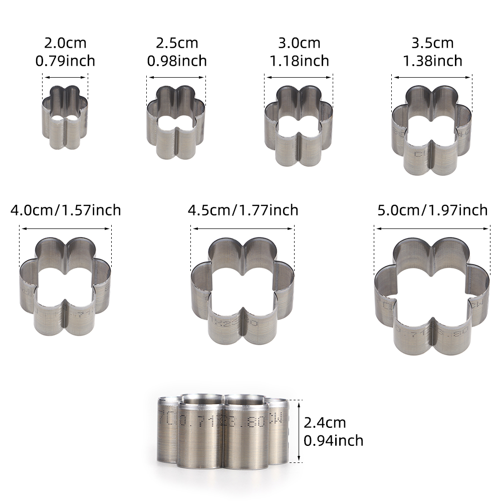 7pcs/set Flower Petal Metal Cu - Leatherwork Flowers recensione e prezzo