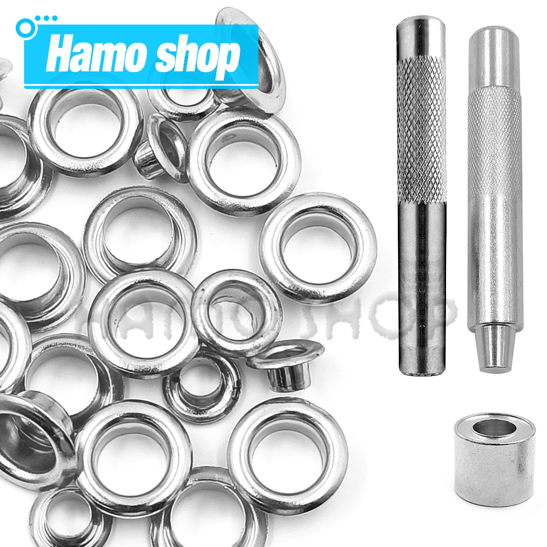 50set Silver Colors Metal Eyel - Leatherwork Eyelets recensione e prezzo