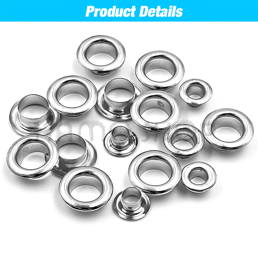 50set Silver Colors Metal Eyel - Leatherwork Eyelets recensione e prezzo