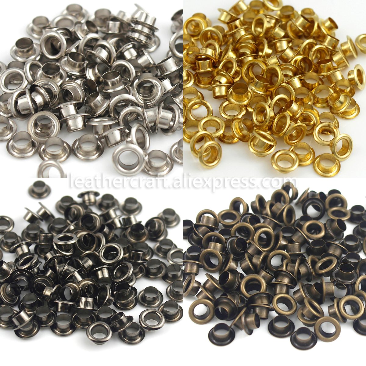 100sets 4mm Brass Eyelet with  - Leatherwork Eyelets recensione e prezzo