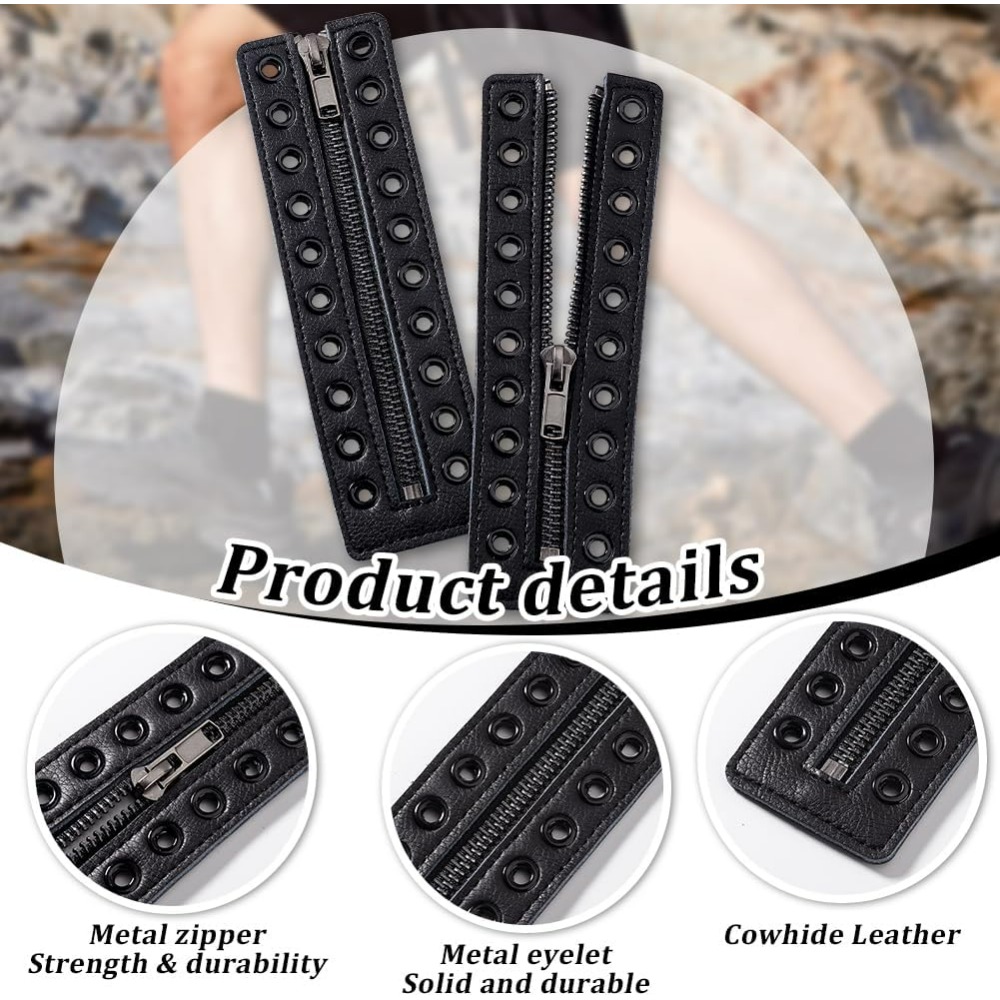 Leather Boot Zipper Inserts 6. - Leatherwork Eyelets recensione e prezzo