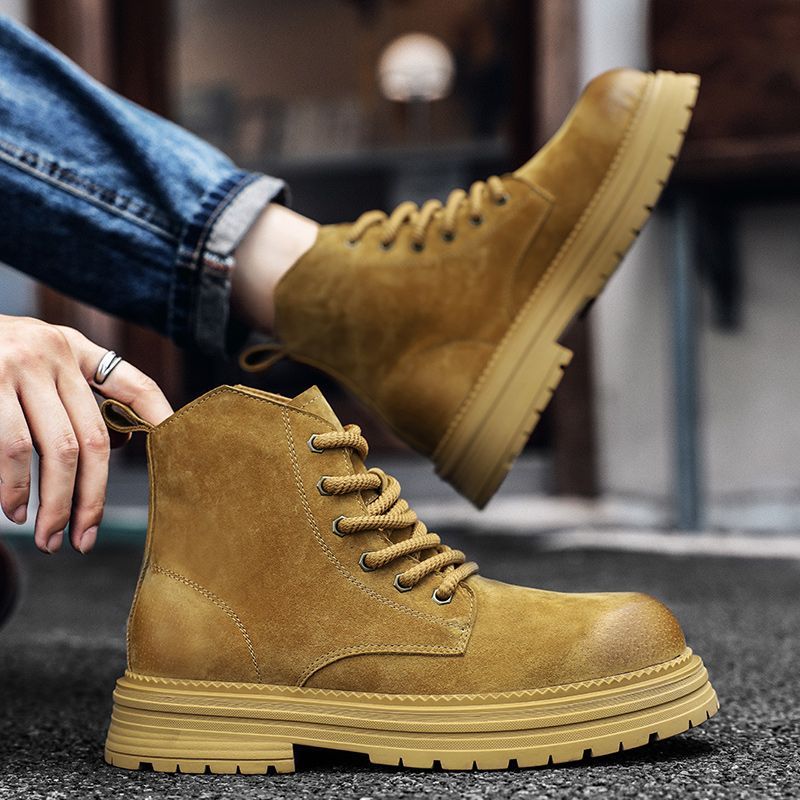 High Quality Men Ankle Boots F - Leather Work Boots recensione e prezzo