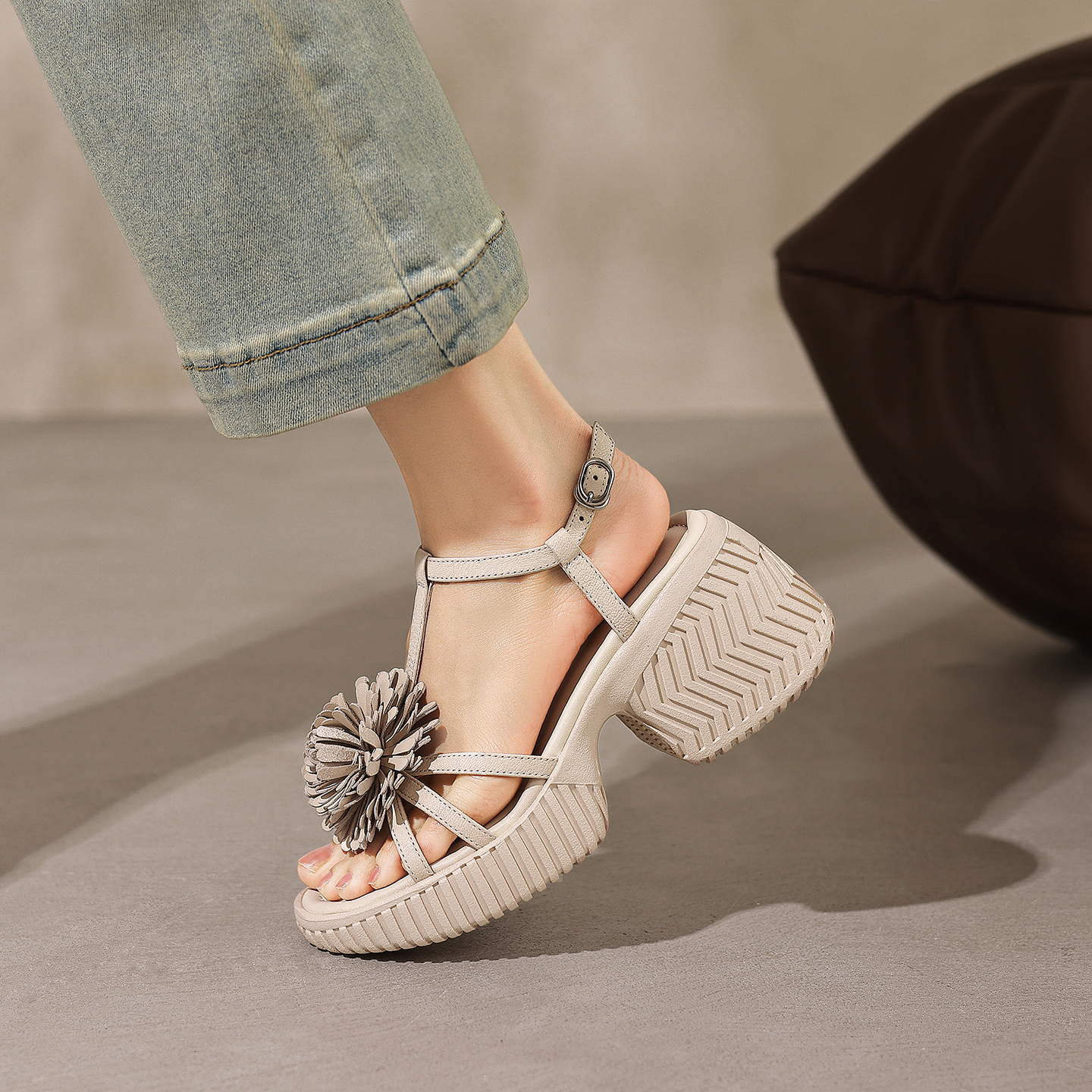 Genuine Leather Cowhide Women  - Leatherwork Flowers recensione e prezzo