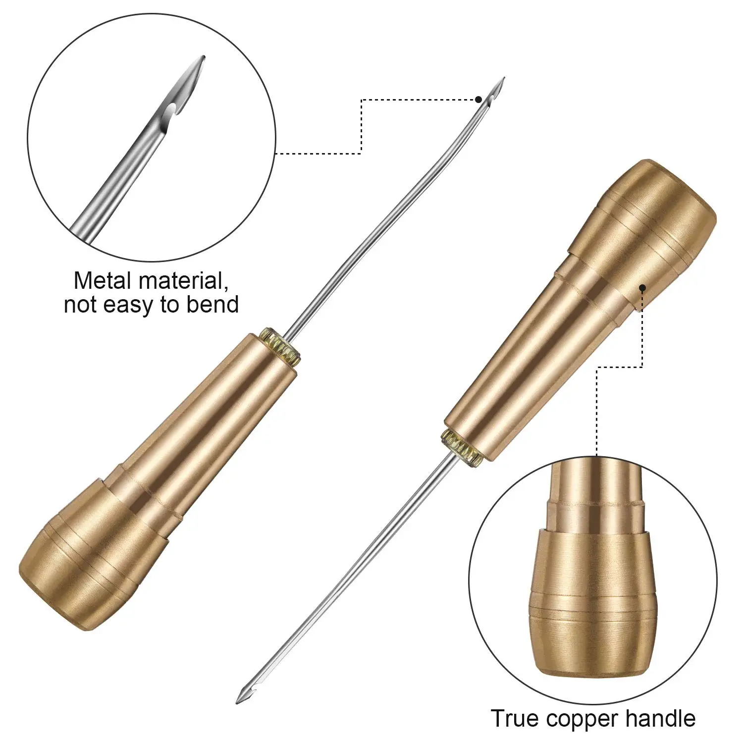Leather Stitching Kit w/Copper - Leatherwork Craft recensione e prezzo