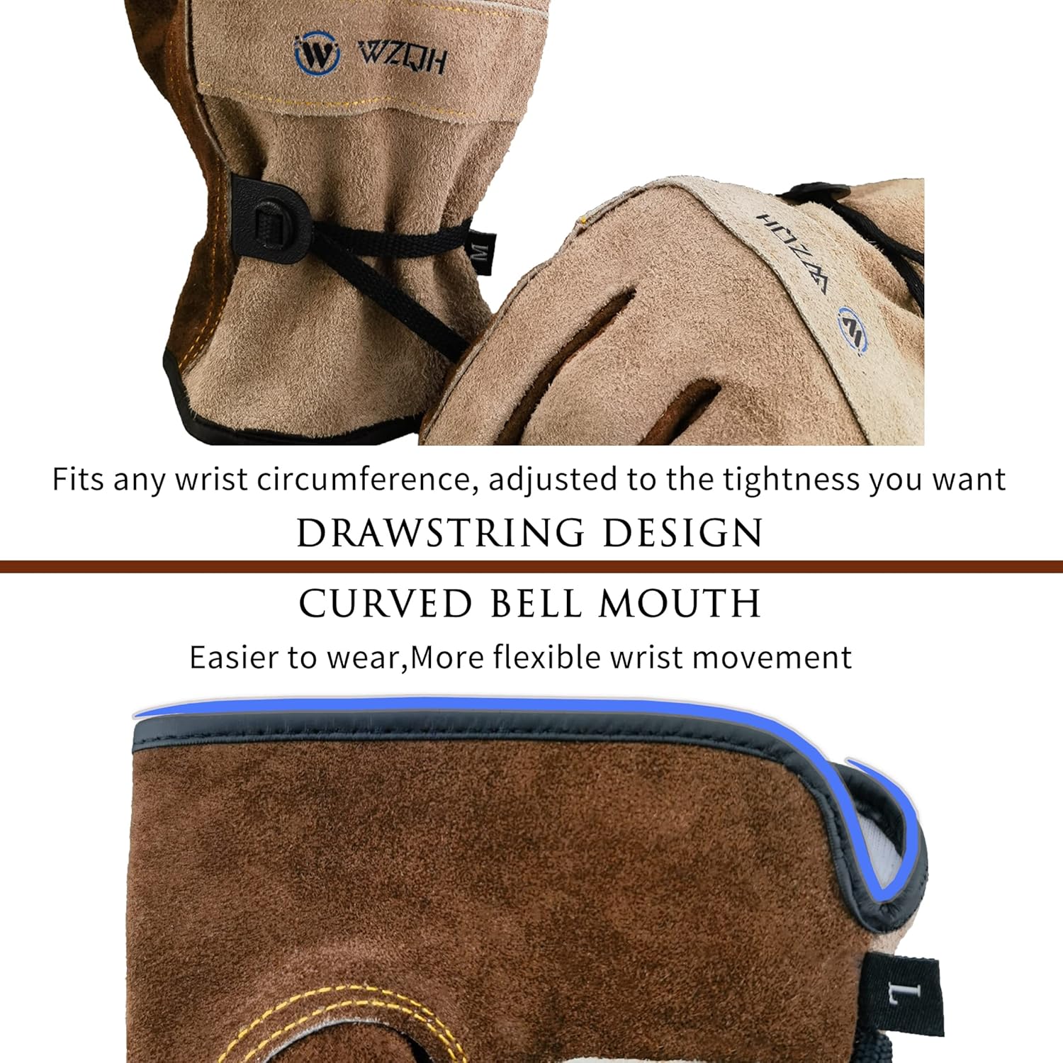 Leather Work Gloves for Men Wo - Leatherwork Products recensione e prezzo