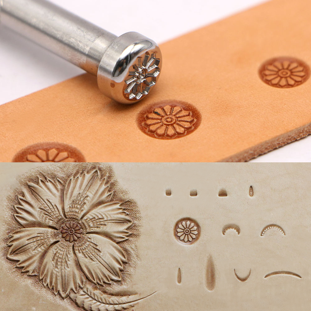 Flower Center Pattern J301  Le - Leatherwork Flowers recensione e prezzo