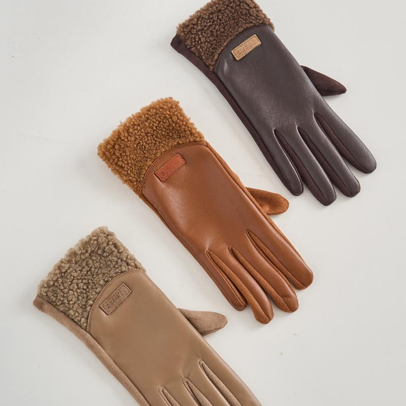 1Pair New Winter Thickened Fle - Leather Work Winter Gloves recensione e prezzo