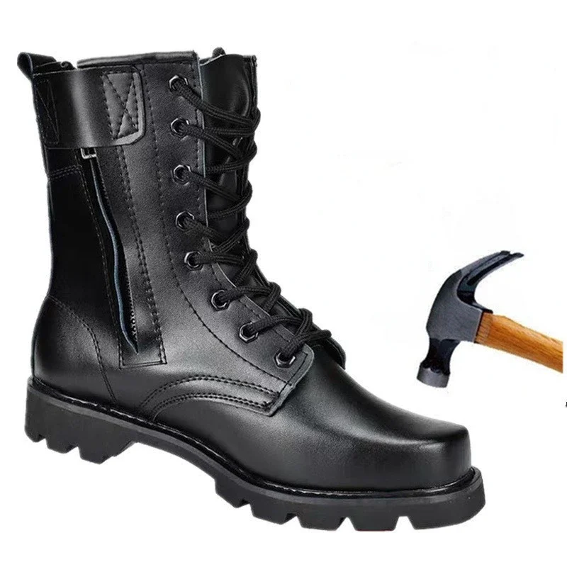 Men's Shoes Work Safety Shoes  - Leather Work Boots recensione e prezzo