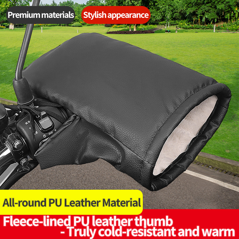 2PCS Winter Electric Bike Glov - Leather Work Winter Gloves recensione e prezzo