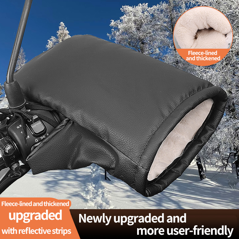 2PCS Winter Electric Bike Glov - Leather Work Winter Gloves recensione e prezzo