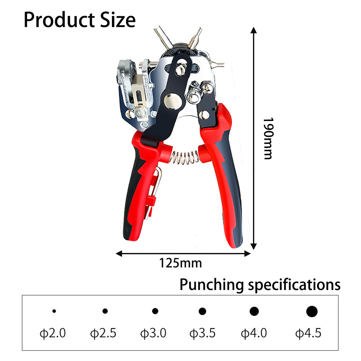 New Design Eyelet Puncher DIY  - Leatherwork Eyelets recensione e prezzo