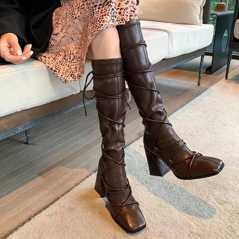 Autumn Winter Leather Strap Kn - Leather Work Boots recensione e prezzo
