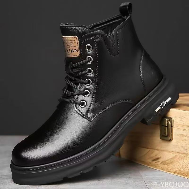 Fashionable versatile spring a - Leather Work Boots recensione e prezzo