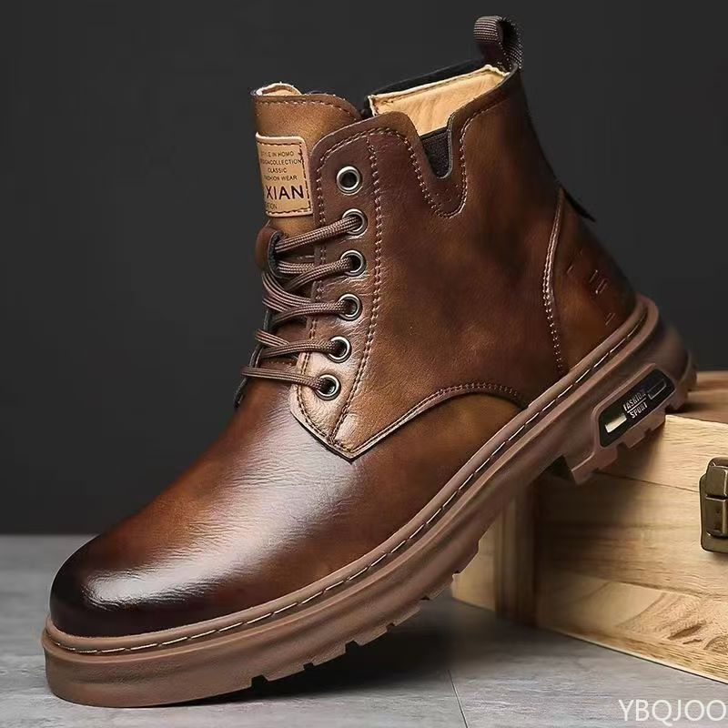 Fashionable versatile spring a - Leather Work Boots recensione e prezzo