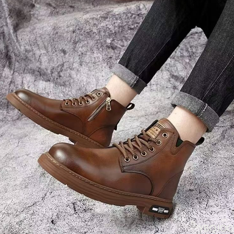 Fashionable versatile spring a - Leather Work Boots recensione e prezzo