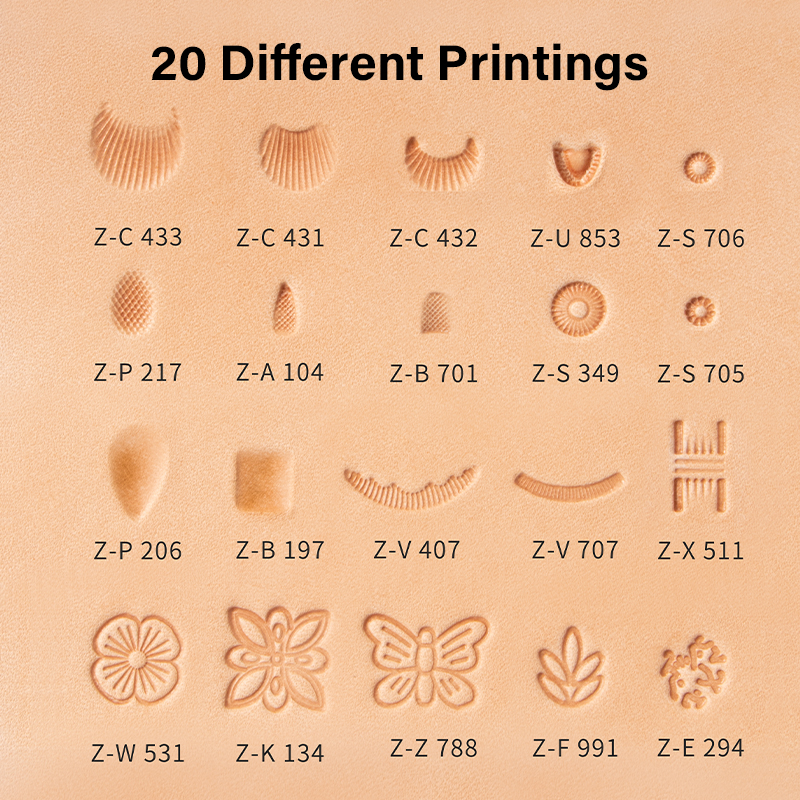 WUTA Leather Stamping Tools Sk - Leatherwork Craft recensione e prezzo
