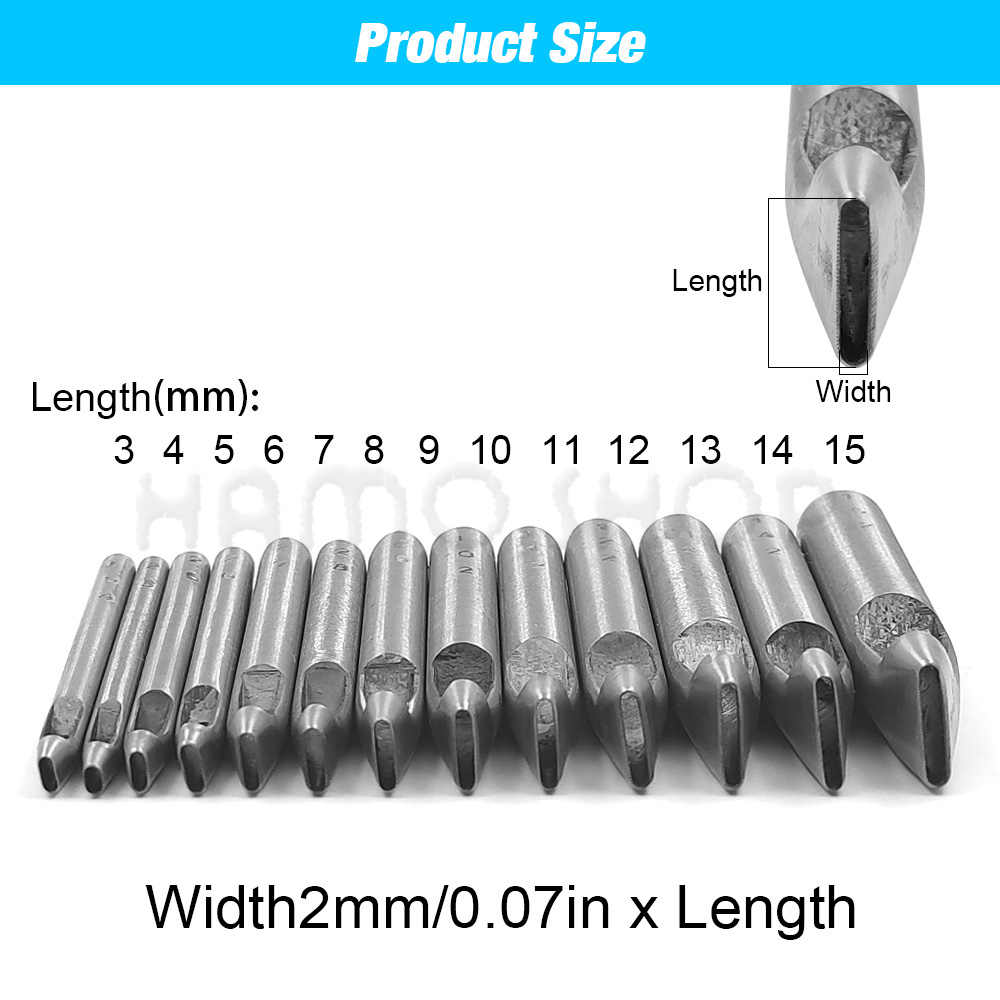 2mm/3mm Width Leather Oval Sha - Leatherwork Punch recensione e prezzo