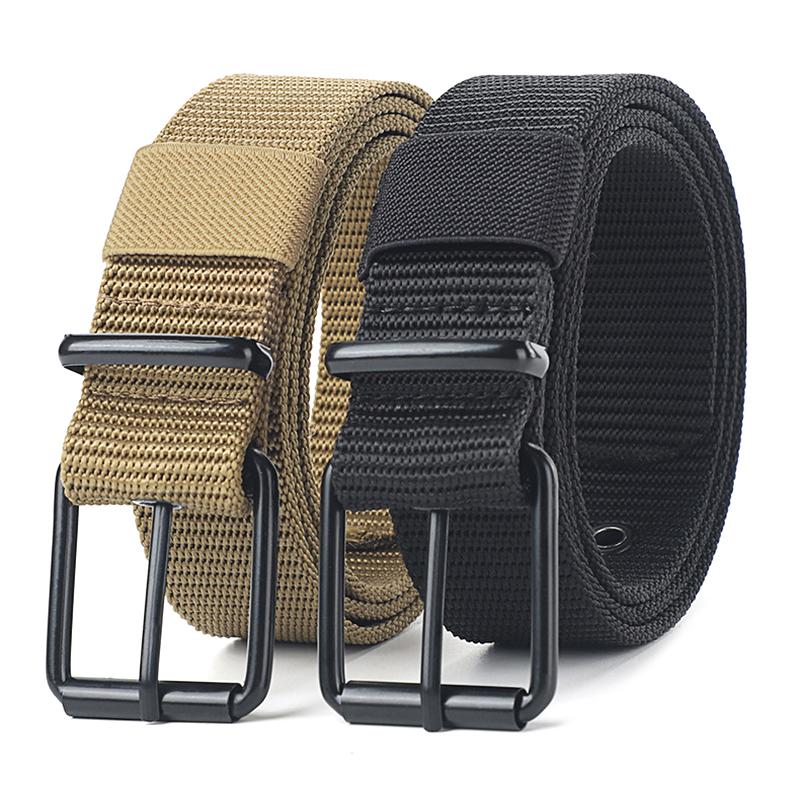 Men's Belt Porous Canvas Pin B - Leatherwork Eyelets recensione e prezzo