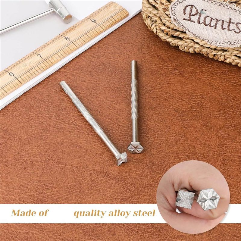 ^Arrival Leather Stamps 2 Piec - Leatherwork Craft recensione e prezzo