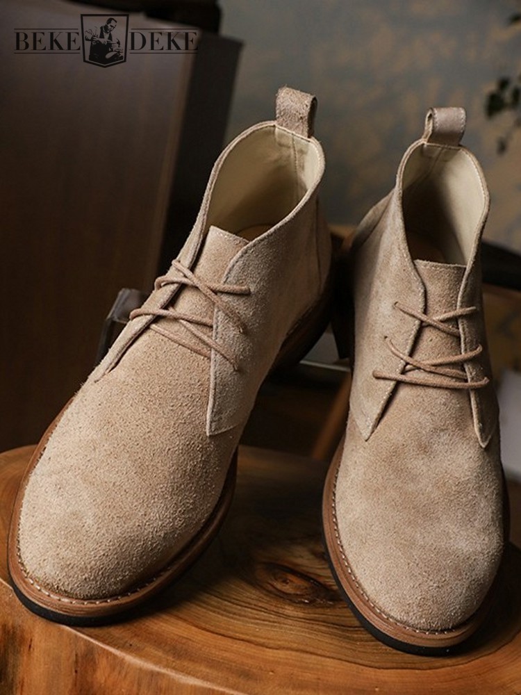 Fashion Versatile Male Lace-Up - Leather Work Boots recensione e prezzo