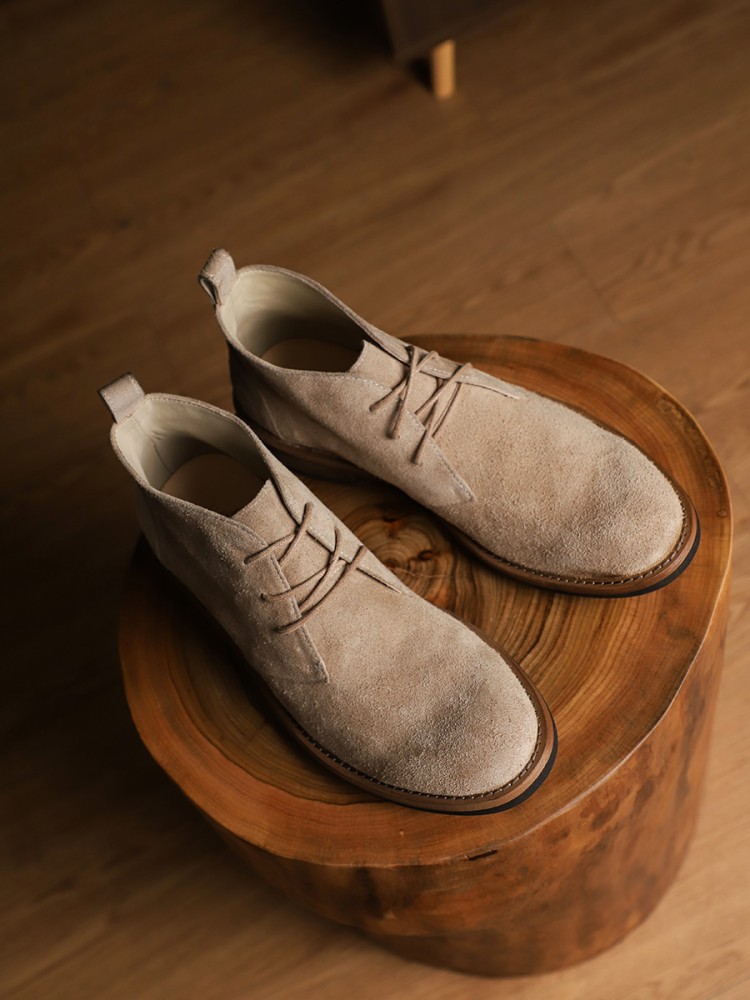 Fashion Versatile Male Lace-Up - Leather Work Boots recensione e prezzo