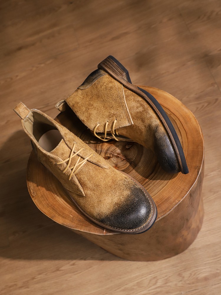 Fashion Versatile Male Lace-Up - Leather Work Boots recensione e prezzo